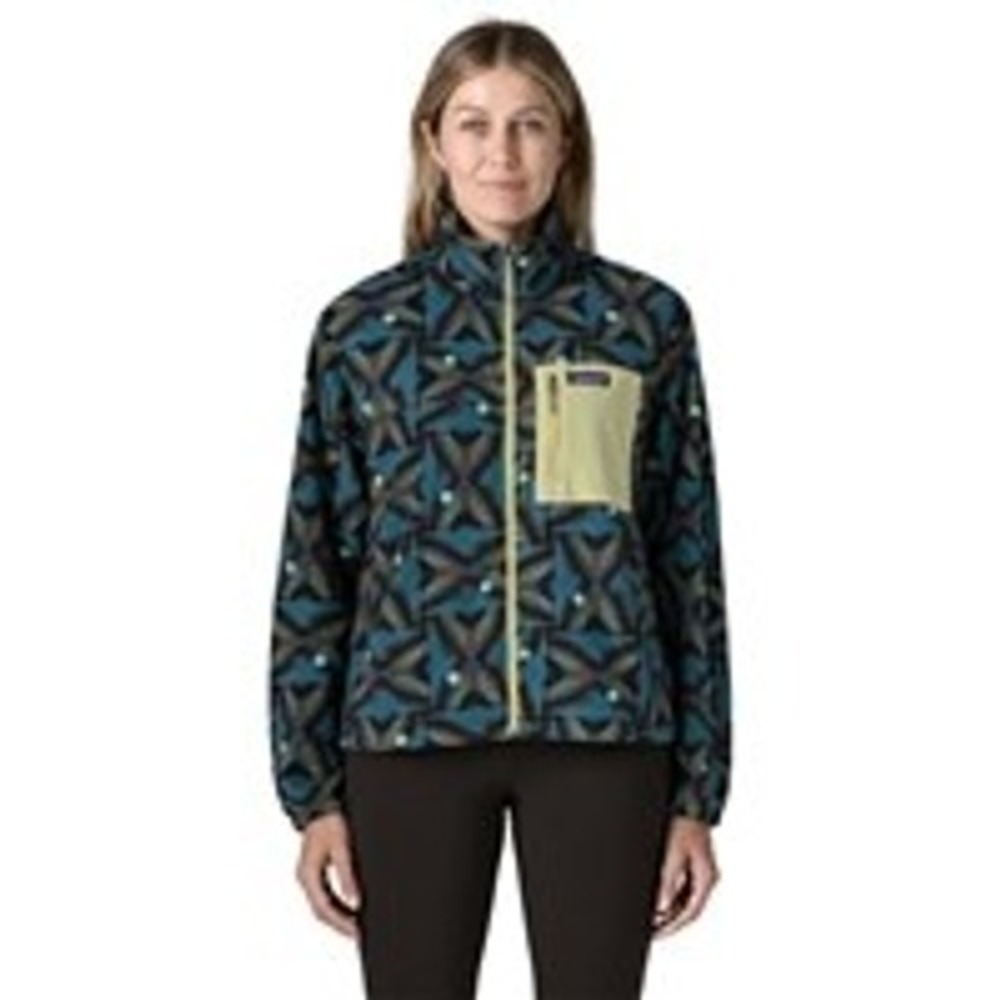 Patagonia Fleece Micro D Patch Pocket Jacket S Blue Deep Freeze Full Zip 23270